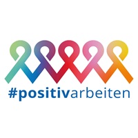 Logo: #positivarbeiten - Aidshilfe Österreich - Wien Logo: #positivarbeiten - Aidshilfe Österreich - Wien