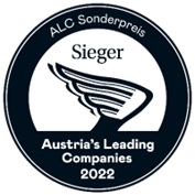 ALC Sonderpreis– Austria's Leading Companies 2022 Logo: ALC Sonderpreis– Austria's Leading Companies 2022