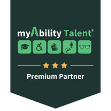 Logo: myAbility Talent Programm - Premium Partner