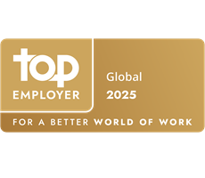 Top Employer Global 2024 Logo: Top Employer Global 2025