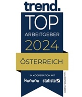 Logo: Trend Top Arbeitgeber 2024 Österreich