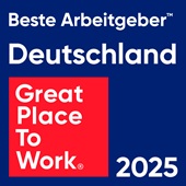 Great Place to Work Deutschlands beste Arbeitgeber 2025 Logo: Great Place to Work Deutschlands beste Arbeitgeber 2025