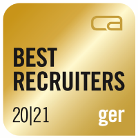Logo des Zertifikates: Best Recruiters 2020 / 2021